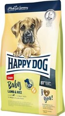 Happy Dog Baby Giant lielo šķirņu kucēniem, ar jēra gaļu un rīsiem, 15 kg cena un informācija | Sausā barība suņiem | 220.lv