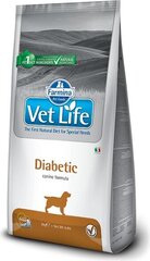 Farmina Pet Foods Vet Life Diabetic visu šķirņu suņiem, ar mājputnu gaļu, 2 kg cena un informācija | Sausā barība suņiem | 220.lv