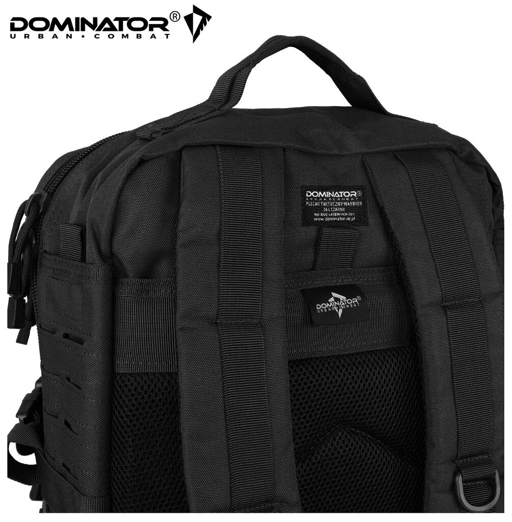 Ceļojumu mugursoma Dominator Urban Combat Warrior Tac, 40l, melna цена и информация | Sporta somas un mugursomas | 220.lv