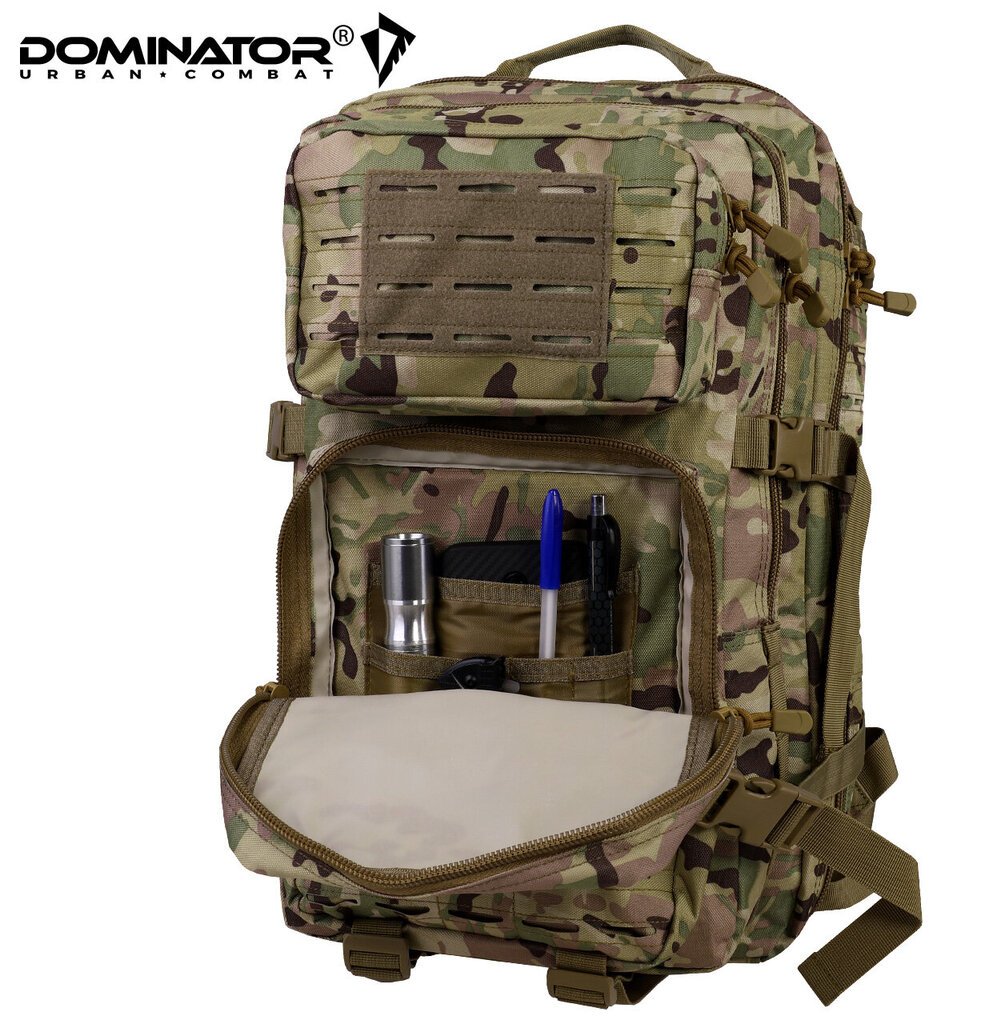 Ceļojumu mugursoma Dominator Urban Combat Warrior Tac Multitarn, 40l, dažādu krāsa cena un informācija | Sporta somas un mugursomas | 220.lv