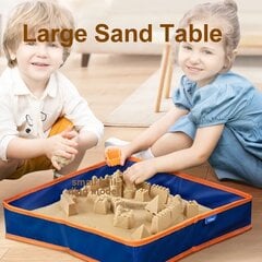 Кинетический песок - игровой набор с песочницей и формочками MiDeer  цена и информация | Принадлежности для рисования, лепки | 220.lv