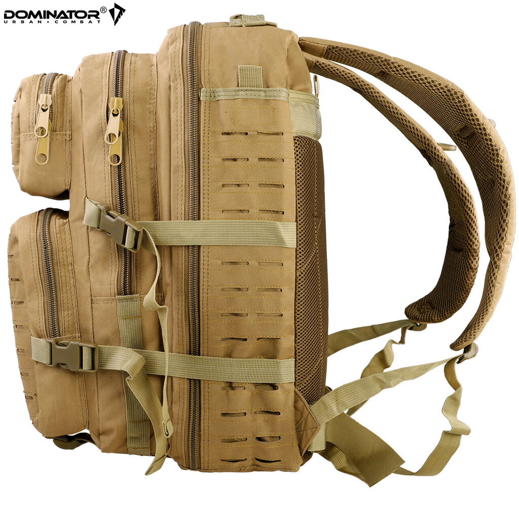 Ceļojumu mugursoma Dominator Urban Combat Warrior Tac 40l, brūna cena un informācija | Sporta somas un mugursomas | 220.lv