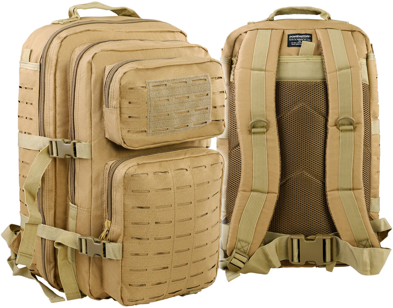 Ceļojumu mugursoma Dominator Urban Combat Warrior Tac 40l, brūna cena un informācija | Sporta somas un mugursomas | 220.lv