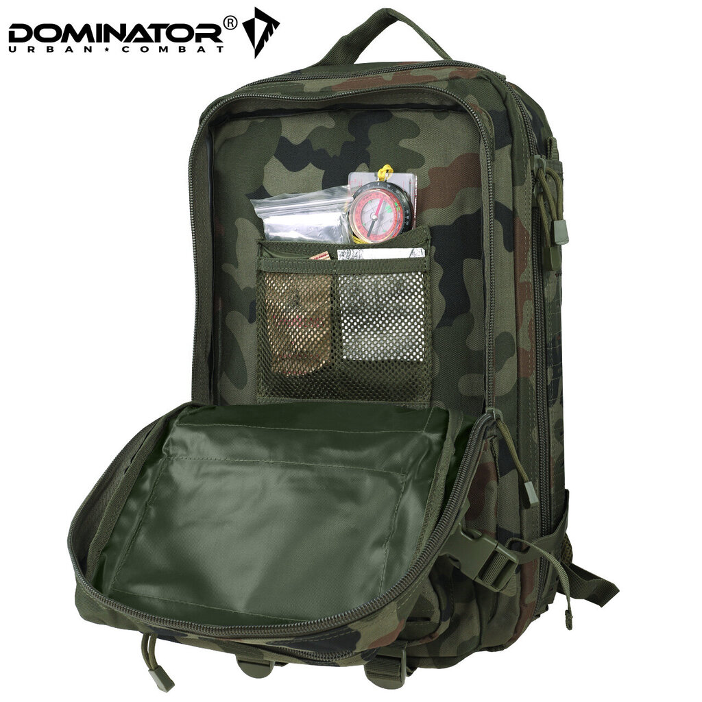 Ceļojuma mugursoma Dominator Urban Combat Warrior Tac, 36l,zaļa cena un informācija | Sporta somas un mugursomas | 220.lv