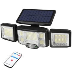 Saules sienas lampa ar LED 192.gab. cena un informācija | Āra apgaismojums | 220.lv