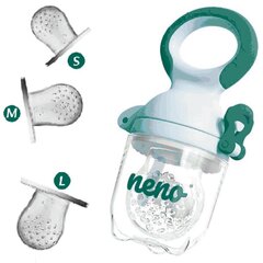 Жевательная игрушка для питания Neno зеленая, от 6 месяцев + цена и информация | Детская посуда, контейнеры для молока и еды | 220.lv
