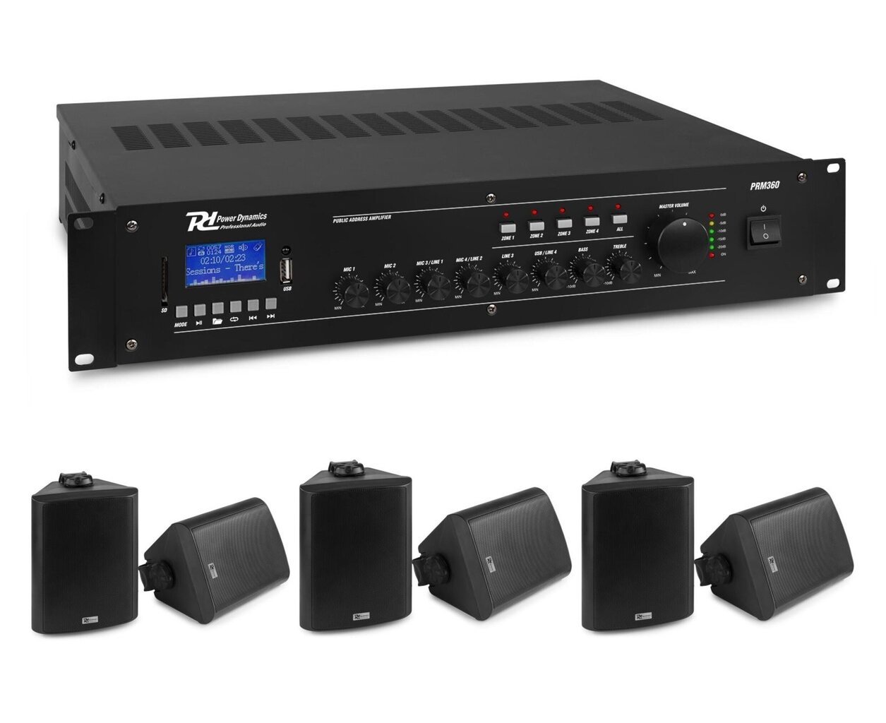 Power Dynamics PRM360 (skaļruņi) cena un informācija | Mājas akustika, Sound Bar sistēmas | 220.lv