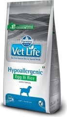 Farmina Pet Foods Vet Life Hypoallergenic корм для всех пород с яйцом и рисом, 2 кг цена и информация | Сухой корм для собак | 220.lv