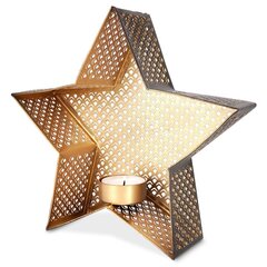 Zvaigžņu svečturis 21x20 cm cena un informācija | Sveces un svečturi | 220.lv