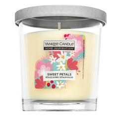 Yankee Candle Home Inspiration Sweet Petals 200 г цена и информация | Подсвечники, свечи | 220.lv