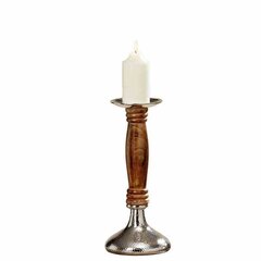 Alumīnija svečturis, 38 cm cena un informācija | Sveces un svečturi | 220.lv