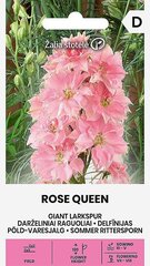 Delfīnijas Rose Queen цена и информация | Семена цветов | 220.lv
