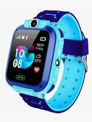 Умные Детские часы Q12 водонепроницаемые синий цвет для мальчиков цена и информация | Смарт-часы (smartwatch) | 220.lv