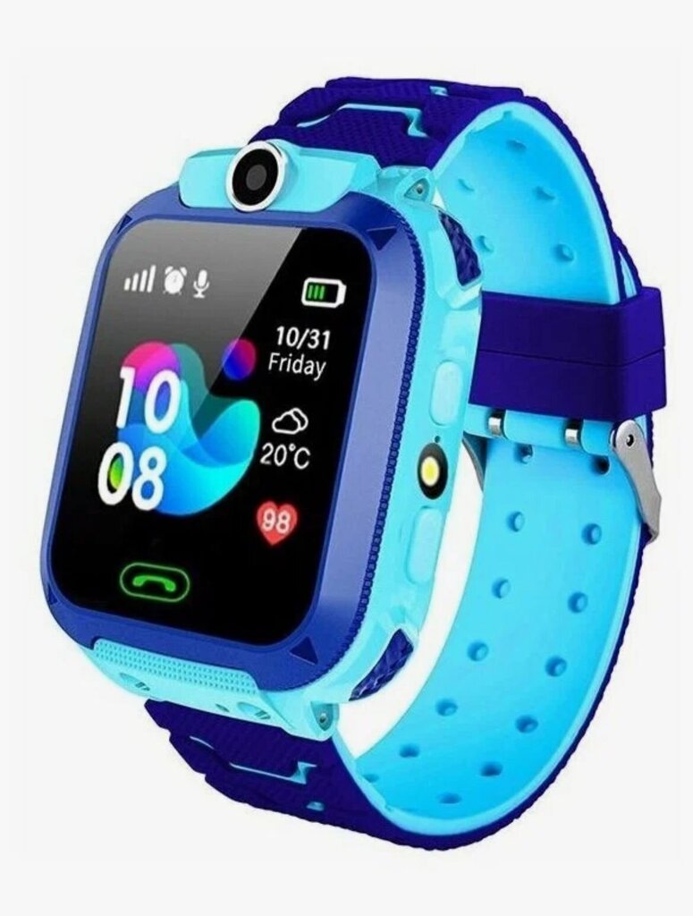 Bērnu smart pulksteņi Q12 zēniem zilā krāsā цена и информация | Viedpulksteņi (smartwatch) | 220.lv