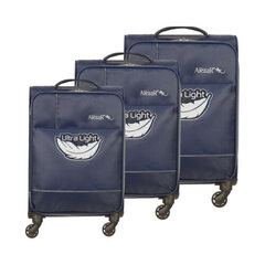Набор дорожных сумок ALEZAR ULTRALIGHT, синий #3шт. цена и информация | Чемоданы, дорожные сумки | 220.lv