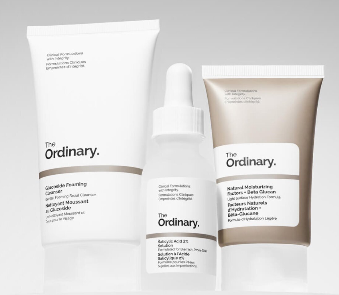 Sejas kopšanas komplekts The Ordinary Clear Set: tīrīšanas līdzeklis, 50 ml + serums, 30 ml + krēms, 30 ml cena un informācija | Sejas ādas kopšana | 220.lv