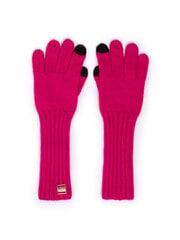 Розовые вязаные перчатки для девочек Gulliver цена и информация | Аксессуары для детей | 220.lv