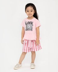 Футболка для девочек Gulliver, розовый цвет цена и информация | Рубашки для девочек | 220.lv