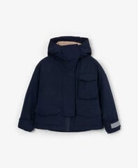 Куртка стеганая из глянцевой плащовки с капюшоном для мальчиков Gulliver цена и информация | Куртки для мальчиков | 220.lv