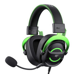 Gaming Headphones Havit H2002E (Black-Green) цена и информация | Наушники с микрофоном Asus H1 Wireless Чёрный | 220.lv