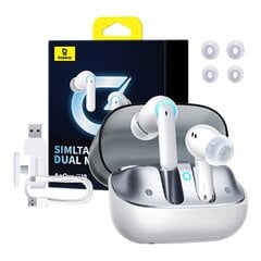 Earphones TWS Baseus AeQur G10 (white) цена и информация | Наушники с микрофоном Asus H1 Wireless Чёрный | 220.lv