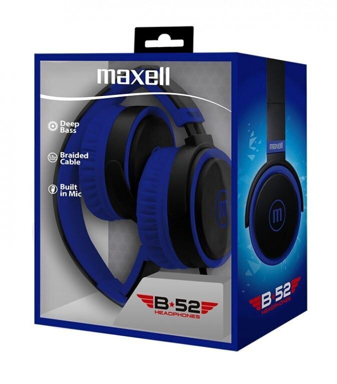 Maxell B52 Black цена и информация | Austiņas | 220.lv