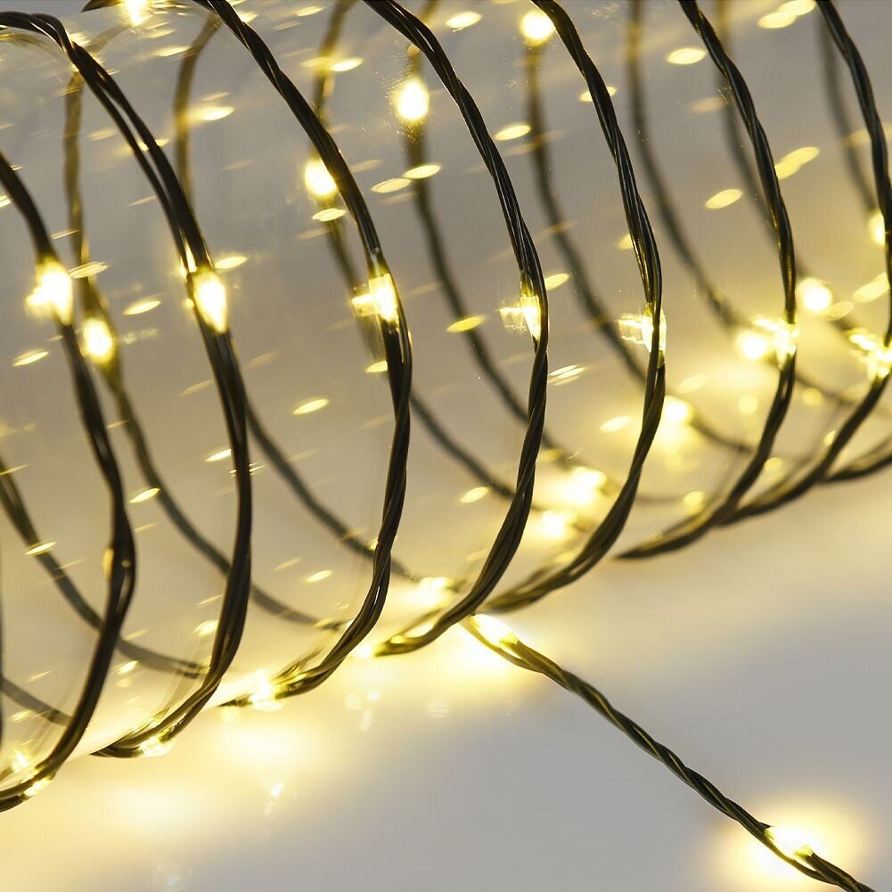 Ziemassvētku virtene, 120 LED, 0,9 m cena un informācija | Ziemassvētku lampiņas, LED virtenes | 220.lv