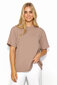 T-krekls sievietēm Makadamia, gaiši brūns cena un informācija | T-krekli sievietēm | 220.lv