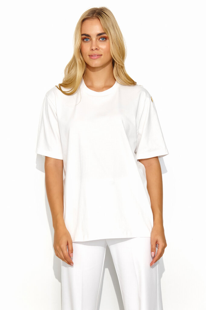 T-krekls sievietēm Makadamia, balts цена и информация | T-krekli sievietēm | 220.lv