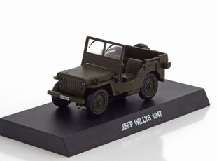 JEEP WILLYS 1947 1:43 Scale Model цена и информация | Коллекционные модели автомобилей | 220.lv