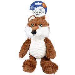 Игрушка для собак Plush Wolf Tumm S - 22x8x5cm brown/white цена и информация | Игрушки для собак | 220.lv