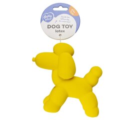 Игрушка для собак из латекса воздушный шар Poodle 14x6x12,5см жёлтый цена и информация | Игрушки для собак | 220.lv