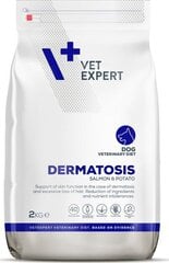 VetExpert 4T Veterinary Diet Dog Dermatosis ar lašiem un kartupeļiem, 2kg cena un informācija | Sausā barība suņiem | 220.lv