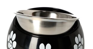Bļoda suņiem Dingo Fibi, melna, 480 ml cena un informācija | Bļodas, kastes pārtikas | 220.lv