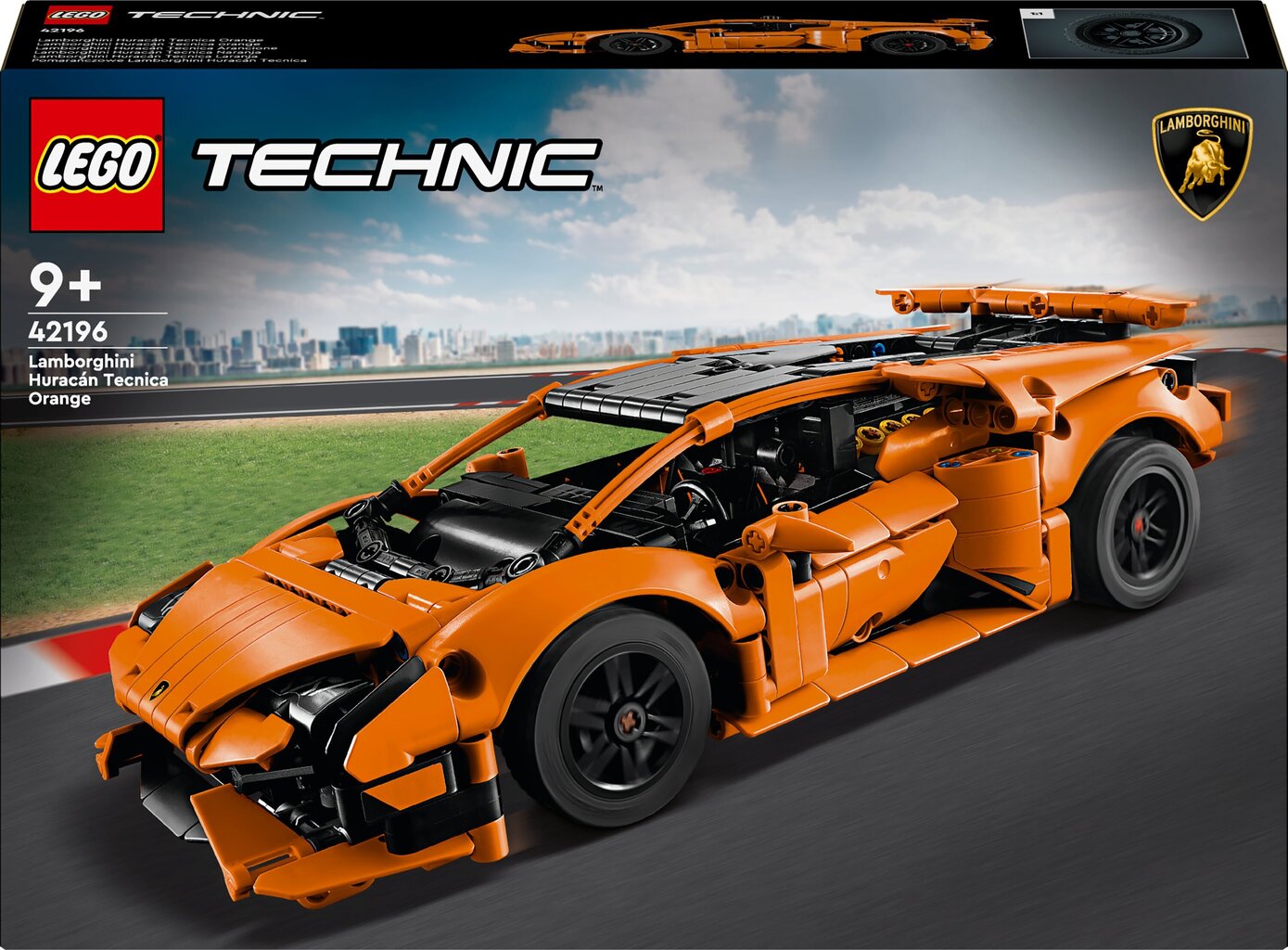 42196 LEGO® Technic Oranžais Lamborghini Huracán Tecnica cena un informācija | Konstruktori | 220.lv