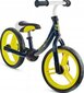 Līdzsvara velosipēds Baby Tiger Flow 12", melns/dzeltens cena un informācija | Balansa velosipēdi | 220.lv