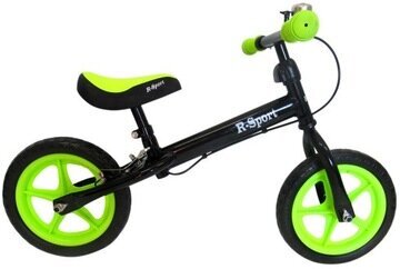 Līdzsvara velosipēds R-Sport R4 12", melns/zaļš cena un informācija | Balansa velosipēdi | 220.lv