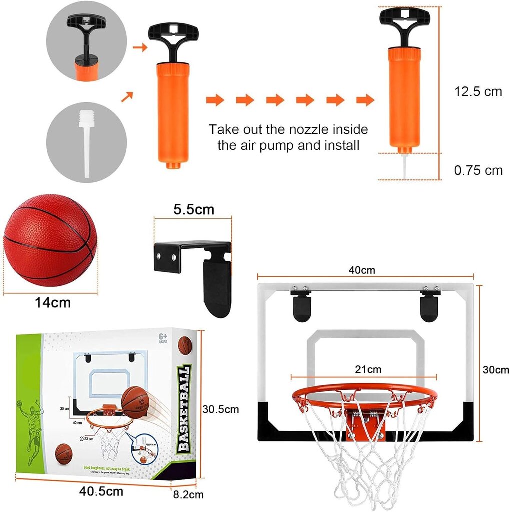 Basketbola grozs Stay Gent 7 цена и информация | Basketbola grozi | 220.lv