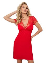 Вискозная ночная сорочка Donna Roxana, красный цена и информация | Женские пижамы, ночнушки | 220.lv