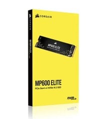 Corsair MP600 Elite CSSD-F2000GBMP600ENH цена и информация | Внутренние жёсткие диски (HDD, SSD, Hybrid) | 220.lv