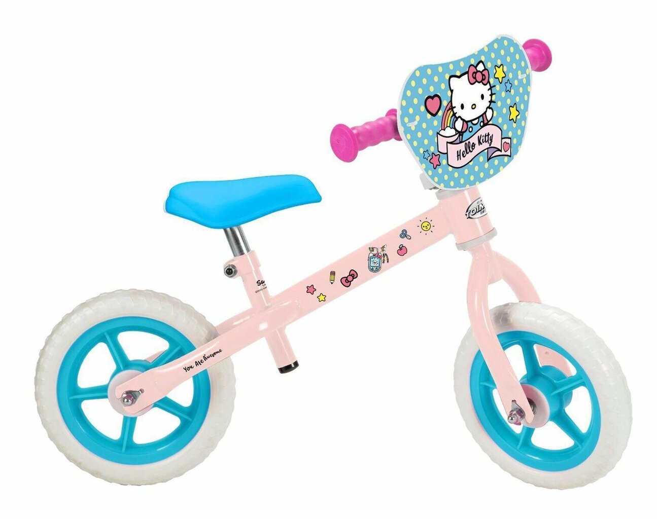 Velosipēds 10" Toimsa TOI149 Hello Kitty, rozā цена и информация | Balansa velosipēdi | 220.lv