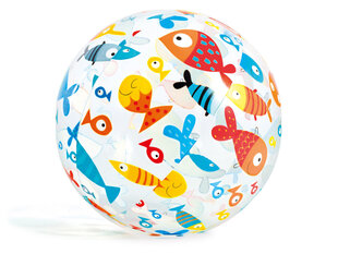 Надувной пляжный мяч с рисунком, 51 см цена и информация | Надувные и пляжные товары | 220.lv