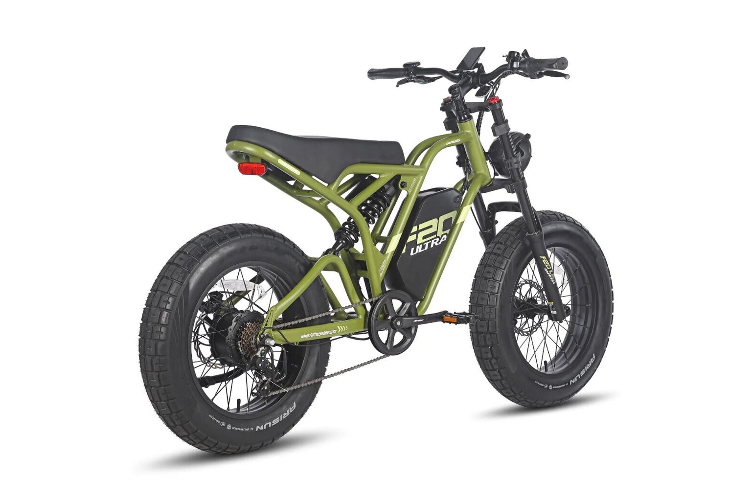 Elektriskais velosipēds FAFREES F20 Ultra, 20", zaļš, 750W, 25Ah LG cena un informācija | Elektrovelosipēdi | 220.lv