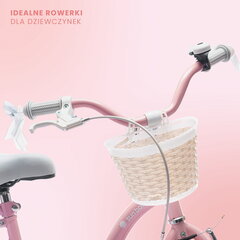 Velosipēds meitenēm Flower Bike 14", rozā цена и информация | Балансировочные велосипеды | 220.lv