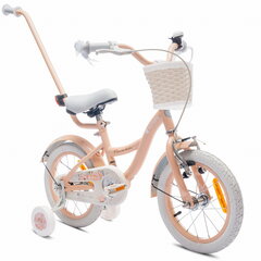 Velosipēds meitenēm Flower Bike 14", oranžs cena un informācija | Balansa velosipēdi | 220.lv