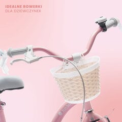 Velosipēds meitenēm Flower Bike 16", rozā cena un informācija | Balansa velosipēdi | 220.lv