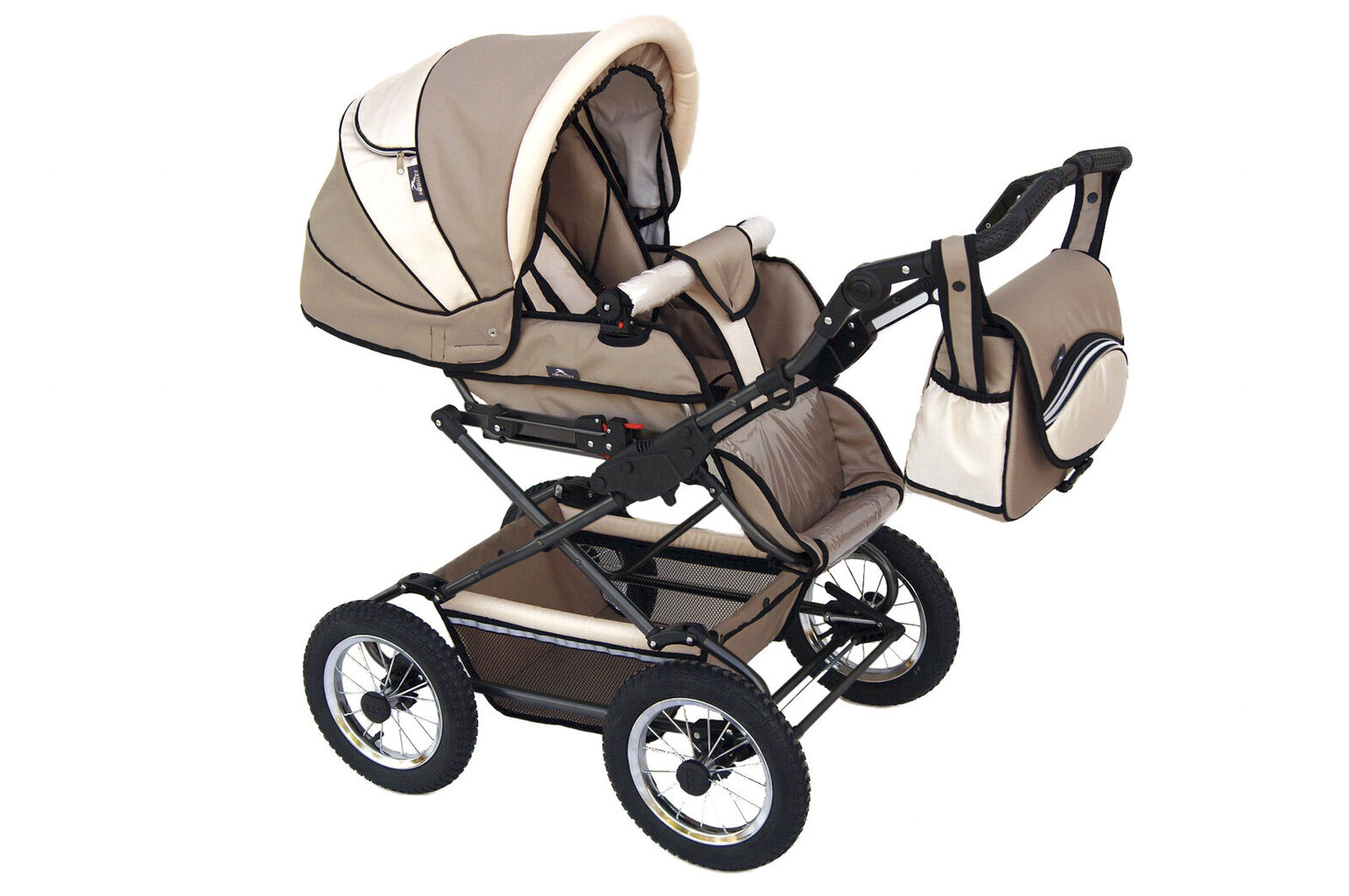 Universālie ratiņi Fanari Baby Fashion 2in1, beige cena un informācija | Bērnu rati | 220.lv
