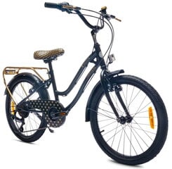 Velosipēds meitenēm Heart Bike 20", melns/zelta цена и информация | Велосипеды | 220.lv