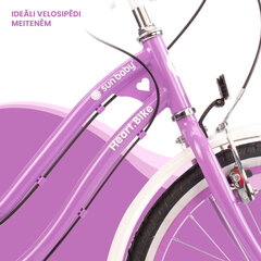 Velosipēds meitenēm Heart Bike 20", violets cena un informācija | Velosipēdi | 220.lv