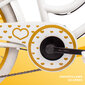 Velosipēds meitenēm Heart Bike 20", balts cena un informācija | Velosipēdi | 220.lv